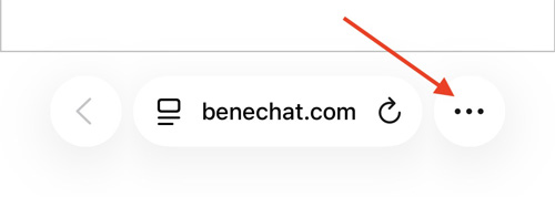 روی آیکن منو کلیک کنید